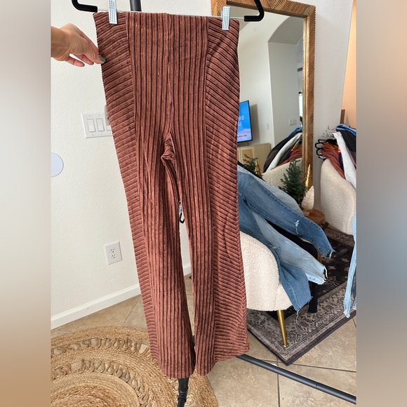 Free People Velvet Pull On Flare - Picture 2 of 3